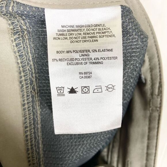 Columbia Sportswear Company Men's Gray Tan Front Chino Shorts Size 36 - Picture 5 of 6